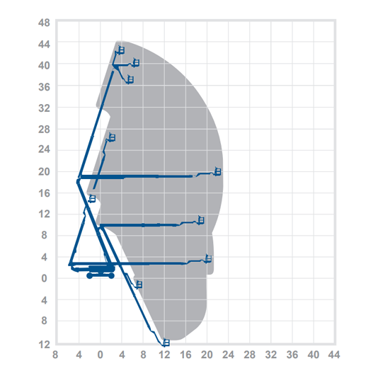 Dingli BA44HRT – 44.06m Hybrid Boom Lift